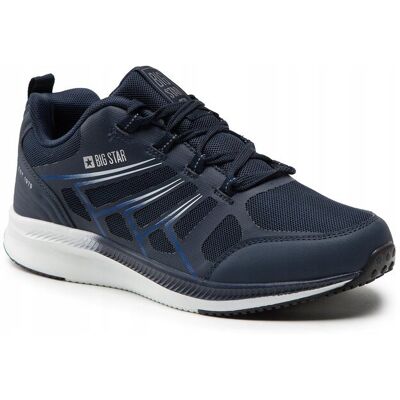 SNEAKERSY SPORTOWE GRANATOWE MĘSKIE BIG STAR KK174027 R43 SNEAKERSY SPORTOWE GRANATOWE MĘSKIE BIG STAR KK174027 R43