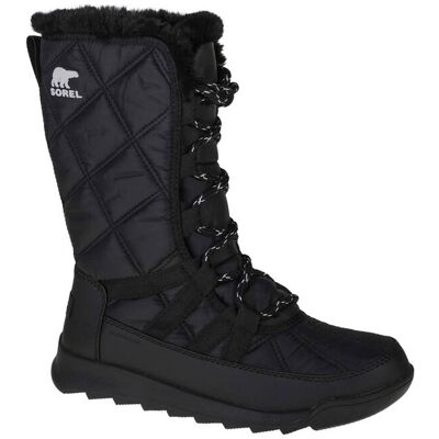 Sorel Whitney Ii Tall Lace Wp-Black Sorel Whitney Ii Tall Lace Wp-Black