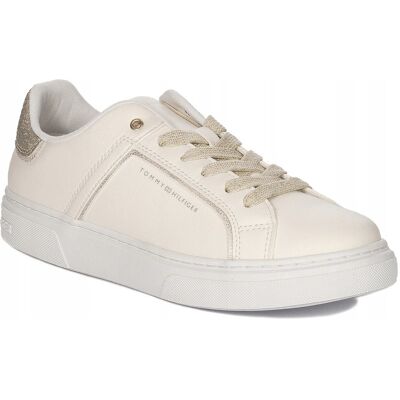 Tommy Hilfiger Damskie Sneakersy Białe T3a9-33206 R.40 Tommy Hilfiger Damskie Sneakersy Białe T3a9-33206 R.40