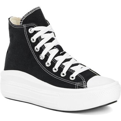 Trampki Damskie Converse Chuck Taylor All Star Move Platform Hi Black/natural Ivory/white 37 Eu Trampki Damskie Converse Chuck Taylor All Star Move Platform Hi Black/natural Ivory/white 37 Eu