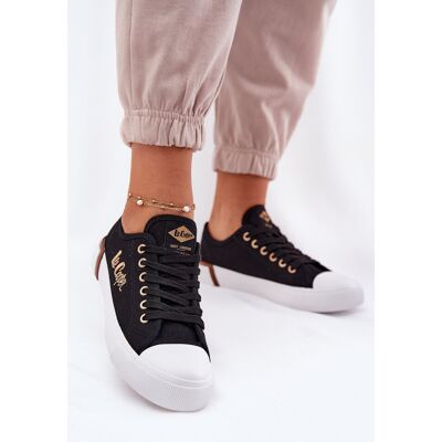 Trampki Materiałowe Damskie Lee Cooper LCW-25-31-3427L Czarne-40 Trampki Materiałowe Damskie Lee Cooper LCW-25-31-3427L Czarne-40