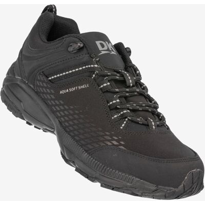 Trekkingi Damskie Ekoskóra Buty Sportowe DK Czarne Aqua Soft Shell Czarny 36 Trekkingi Damskie Ekoskóra Buty Sportowe DK Czarne Aqua Soft Shell Czarny 36