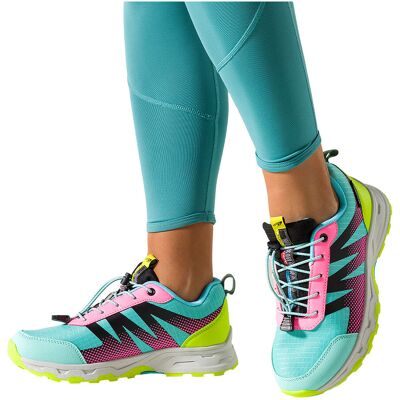 Turkusowe Buty Sportowe Trekkingowe Damskie Wodoodporne Na Żłobionej Podeszwie Z Regulowaną Elastyczną Sznurówką Różowe Wstawki Casu 7590-1d-38 Turkusowe Buty Sportowe Trekkingowe Damskie Wodoodporne Na Żłobionej Podeszwie Z Regulowaną Elastyczną Sznurówką Różowe Wstawki Casu 7590-1d-38