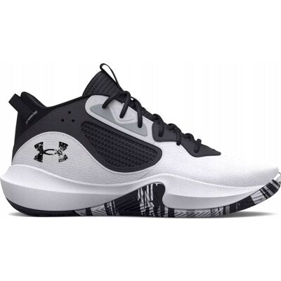 Under Armour buty do koszykówki męskie 3025616-101 LOCKDOWN 6 czarny-biały 11.5/13 Under Armour buty do koszykówki męskie 3025616-101 LOCKDOWN 6 czarny-biały 11.5/13