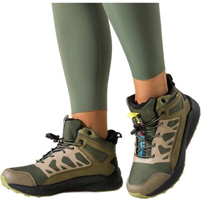 Zielone Buty Sportowe Trekkingowe Damskie Wodoodporne Na Bieżnikowanej Podeszwie Z Regulowaną Elastyczną Sznurówką Beżowe Wstawki Casu 7493-5d-37 Zielone Buty Sportowe Trekkingowe Damskie Wodoodporne Na Bieżnikowanej Podeszwie Z Regulowaną Elastyczną Sznurówką Beżowe Wstawki Casu 7493-5d-37