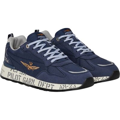 Aeronautica Militare Granatowe Sneakersy Męskie 44 Aeronautica Militare Granatowe Sneakersy Męskie 44