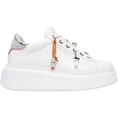 Karl Lagerfeld Białe Damskie Sneakersy Anakapri Tassel Charms 38 Karl Lagerfeld Białe Damskie Sneakersy Anakapri Tassel Charms 38