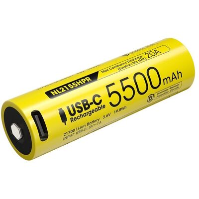 Akumulator Nitecore 21700 5500mah 3,6v 20a Usb-C Akumulator Nitecore 21700 5500mah 3,6v 20a Usb-C
