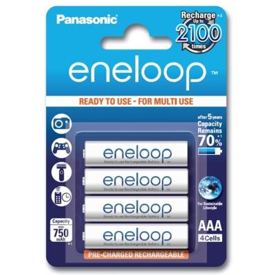 Akumulatory Aaa R03 Panasonic Eneloop, 750 Mah, 1.2 V Akumulatory Aaa R03 Panasonic Eneloop, 750 Mah, 1.2 V
