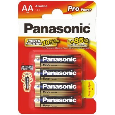 Bateria Alkaliczna Lr6 Aa Panasonic Alkaline Pro Power, 4 Szt. Bateria Alkaliczna Lr6 Aa Panasonic Alkaline Pro Power, 4 Szt.