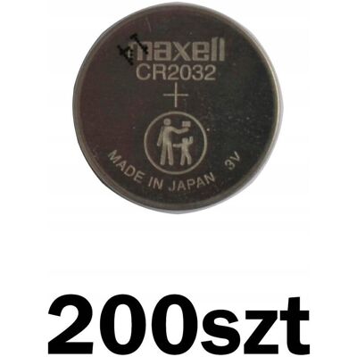 Bateria Maxell Cr2032 3v Zestaw 200 Sztuk Taca Bateria Maxell Cr2032 3v Zestaw 200 Sztuk Taca
