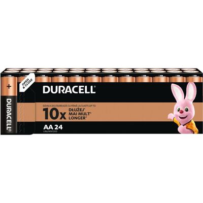 Baterie Duracell MN1500 AA - 24 sztuki Baterie Duracell MN1500 AA - 24 sztuki
