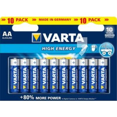 Varta LR6 10-pack AA alkalicznych baterii - Baterie Varta LR6 10-pack AA alkalicznych baterii - Baterie