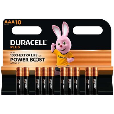Plus Boost Mn2400 Aaa Bl10 Duracell Plus Boost Mn2400 Aaa Bl10 Duracell