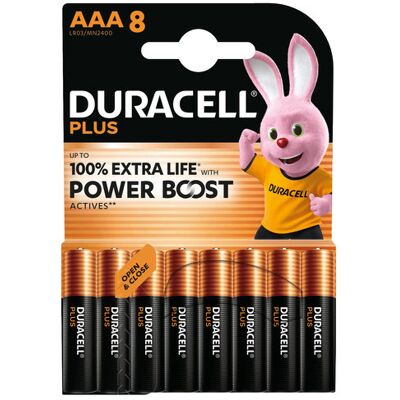 Duracell Plus Jednorazowa Bateria Aaa Alkaliczny Duracell Plus Jednorazowa Bateria Aaa Alkaliczny