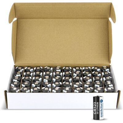 Everactive Cr123 Bateria Foto Litowa - 50 Sztuk (Bulk) Everactive Cr123 Bateria Foto Litowa - 50 Sztuk (Bulk)