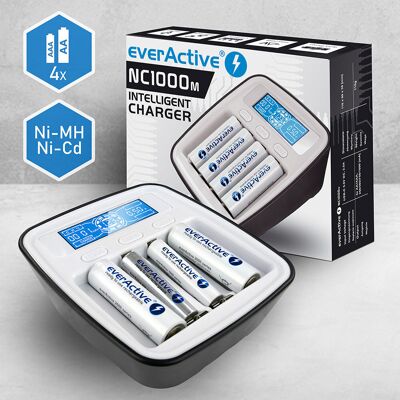 Ładowarka Akumulatorków Ni-Mh Profesjonalna Everactive Nc-1000m Ładowarka Akumulatorków Ni-Mh Profesjonalna Everactive Nc-1000m