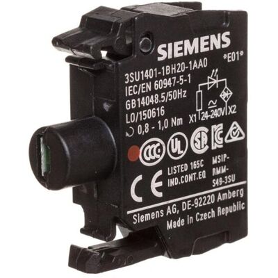 Siemens Oprawka blok LED czerwony 24-240V AC-DC montaż czołowy przył śrubowe SIRIUS Siemens Oprawka blok LED czerwony 24-240V AC-DC montaż czołowy przył śrubowe SIRIUS