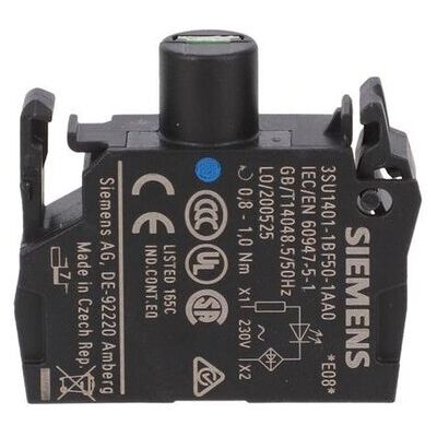 Siemens Oprawka Blok Led Niebieski 230v Ac Montaż Czołowy Przył Śrubowe Sirius Act Siemens Oprawka Blok Led Niebieski 230v Ac Montaż Czołowy Przył Śrubowe Sirius Act