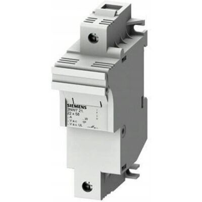 Siemens Podstawa bezpiecznikowa do wkładek cylindrycznych 22x58mm 100A 1-bieg. Na s Siemens Podstawa bezpiecznikowa do wkładek cylindrycznych 22x58mm 100A 1-bieg. Na s