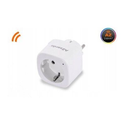 Pojedyncza wtyczka WiFi wewnętrzna 16A SMART AZ3478 Azzardo Pojedyncza wtyczka WiFi wewnętrzna 16A SMART AZ3478 Azzardo