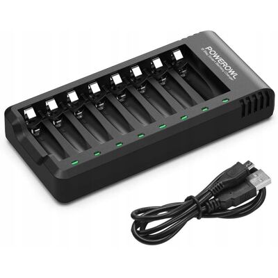 brak danych POWEROWL ŁADOWARKA DO BATERII Ni-MH/Ni-CD AA/AAA SZYBKIE ŁADOWANIE USB LED brak danych POWEROWL ŁADOWARKA DO BATERII Ni-MH/Ni-CD AA/AAA SZYBKIE ŁADOWANIE USB LED