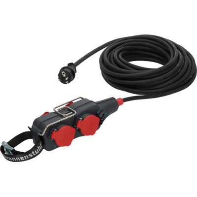 Brennenstuhl Professional Blok zasilający z przedłużaczem PB 1211 4 gniazda IP54 15m H07RN-F 3G2,5mm² Brennenstuhl Professional Blok zasilający z przedłużaczem PB 1211 4 gniazda IP54 15m H07RN-F 3G2,5mm²