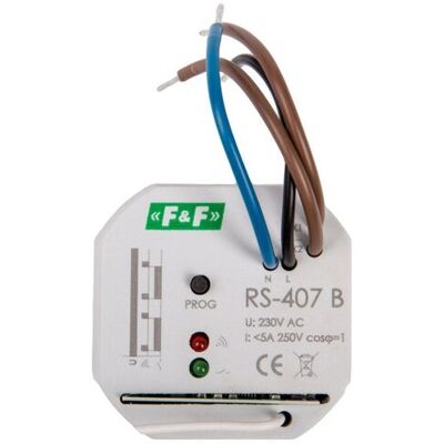 F&F Przekaźnik Sterowania Radiowego 230v Ac 1p Rs-407b F&F Przekaźnik Sterowania Radiowego 230v Ac 1p Rs-407b