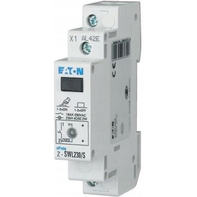 Włącznik LED Eaton Z-SWL230/S - 16A, 250V, Pomarańczowy Włącznik LED Eaton Z-SWL230/S - 16A, 250V, Pomarańczowy