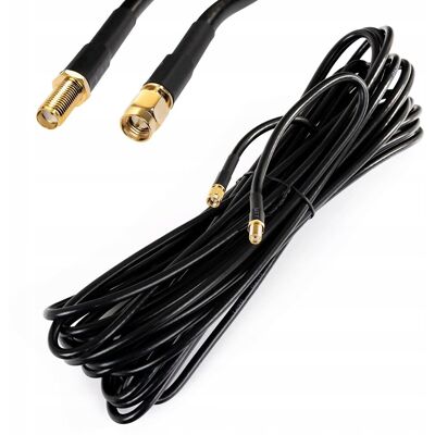 Przewód antenowy kabel LMR240 SMA Spacetronik wtyk-gniazdo GSM LTE 3m Przewód antenowy kabel LMR240 SMA Spacetronik wtyk-gniazdo GSM LTE 3m