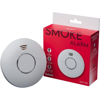 Inny producent SAFEMI Czujnik dymu - Wbudowana bateria 10 lat, Gwarancja 5 lat SHS-10S Inny producent SAFEMI Czujnik dymu - Wbudowana bateria 10 lat, Gwarancja 5 lat SHS-10S