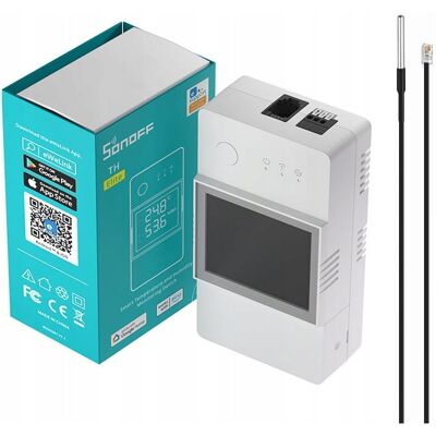 SONOFF THR316D TH ELITE PRZEKAŹNIK WI-FI POMIAR TEMPERATURY WILGOTNOŚCI 16A SONOFF THR316D TH ELITE PRZEKAŹNIK WI-FI POMIAR TEMPERATURY WILGOTNOŚCI 16A