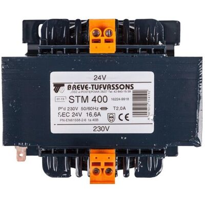 Transformator STM 400VA BREVE - 230V/24V - IP00 Transformator STM 400VA BREVE - 230V/24V - IP00