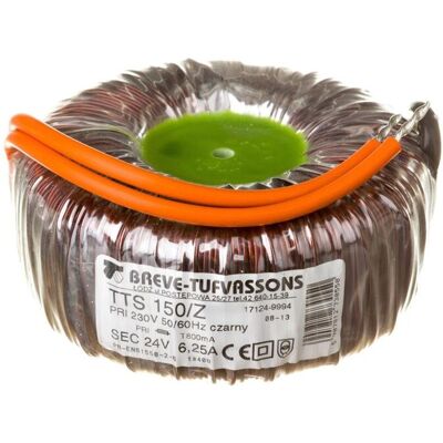 BREVE Transformator Toroidalny Tts 150/z 230/24v 150va 17124-9994 BREVE Transformator Toroidalny Tts 150/z 230/24v 150va 17124-9994