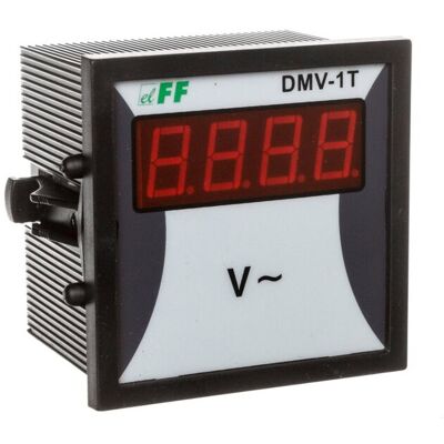 F&F Woltomierz 1-Fazowy Cyfrowy 0-600v Ac Dokładność 1 Dmv-1t F&F Woltomierz 1-Fazowy Cyfrowy 0-600v Ac Dokładność 1 Dmv-1t
