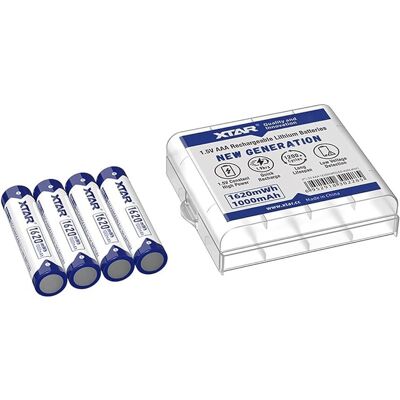 Xtar 10440-1.5v 1620mwh Li-Ion Aaa Box4 Xtar 10440-1.5v 1620mwh Li-Ion Aaa Box4