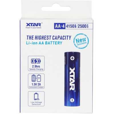 Xtar 14500-1.5v 4150mwh Li-Ion Aa B4 Led Xtar 14500-1.5v 4150mwh Li-Ion Aa B4 Led