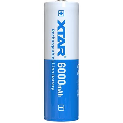 Akumulator wielokrotnego ładowania 21700 Xtar Lithium 3,7V 6000mAh 10A Akumulator wielokrotnego ładowania 21700 Xtar Lithium 3,7V 6000mAh 10A