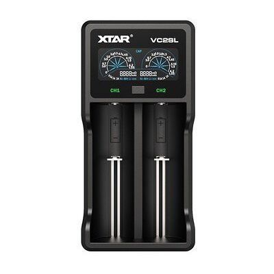 Xtar Ładowarka Do Akumulatorów Cylindrycznych Li-Ion / Ni-Mh / Ni-Cd 18650 Vc2sl Xtar Ładowarka Do Akumulatorów Cylindrycznych Li-Ion / Ni-Mh / Ni-Cd 18650 Vc2sl