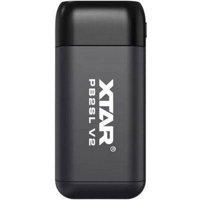 Xtar Ładowarka Z Funkcją Power Bank Do Akumulatorów Cylindrycznych Li-Ion 18650/20700/21700 Czarna - 2 Kanały Pb2slv2 Xtar Ładowarka Z Funkcją Power Bank Do Akumulatorów Cylindrycznych Li-Ion 18650/20700/21700 Czarna - 2 Kanały Pb2slv2