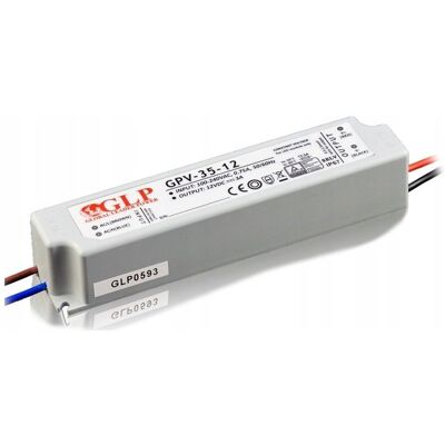 Inny producent Zasilacz 12V LED 36W 3A Transformator LED do Taśm LED 12V Wodoodporny Inny producent Zasilacz 12V LED 36W 3A Transformator LED do Taśm LED 12V Wodoodporny