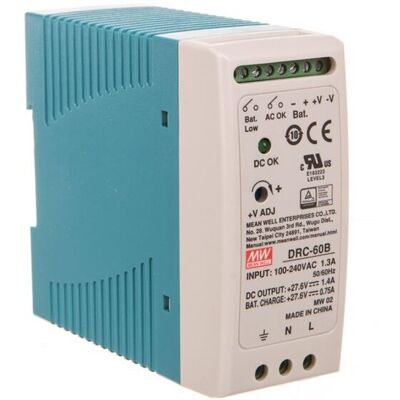 MEAN WELL Zasilacz buforowy 90-264v ac / 27,6v dc 1,4a 59,34w drc-60b MEAN WELL Zasilacz buforowy 90-264v ac / 27,6v dc 1,4a 59,34w drc-60b