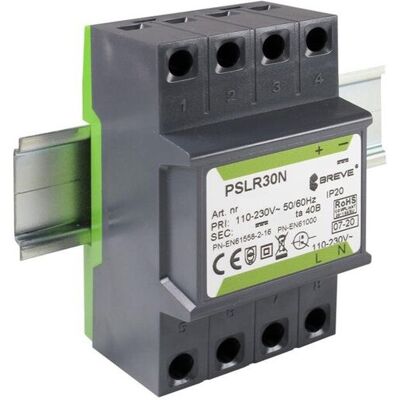 BREVE Zasilacz impulsowy pslr 30 230vac/12vdc 2,5a /na szynä™ th/ 18912-9992 BREVE Zasilacz impulsowy pslr 30 230vac/12vdc 2,5a /na szynä™ th/ 18912-9992