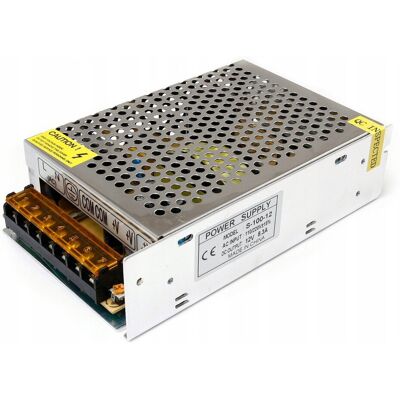 Inny producent ZASILACZ LED 100W 12V 8.3A IMPULSOWY STABILIZOWANY REGULACJA NAPIĘCIA MOCNY Inny producent ZASILACZ LED 100W 12V 8.3A IMPULSOWY STABILIZOWANY REGULACJA NAPIĘCIA MOCNY