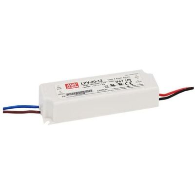Zasilacz led mean well lpv-20-12 20w 12v led ip67 Zasilacz led mean well lpv-20-12 20w 12v led ip67