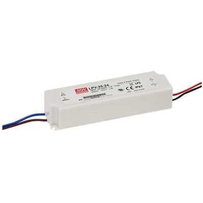 Zasilacz led mean well lpv-35-24 35w ip67 24v Zasilacz led mean well lpv-35-24 35w ip67 24v
