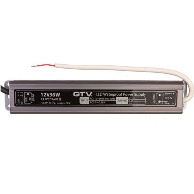GTV Zasilacz LED wodoodporny 36W IP67 DC 12V LD-WZA36W-NW GTV Zasilacz LED wodoodporny 36W IP67 DC 12V LD-WZA36W-NW