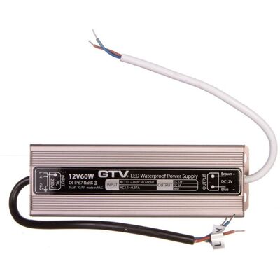 GTV Zasilacz LED wodoodporny 60W IP67 DC 12V LD-WZA60W-NW GTV Zasilacz LED wodoodporny 60W IP67 DC 12V LD-WZA60W-NW