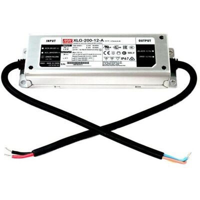 MEAN WELL Zasilacz meanwell 192w 12vdc 16a xlg-200-12-a ip67 filtr pfc MEAN WELL Zasilacz meanwell 192w 12vdc 16a xlg-200-12-a ip67 filtr pfc
