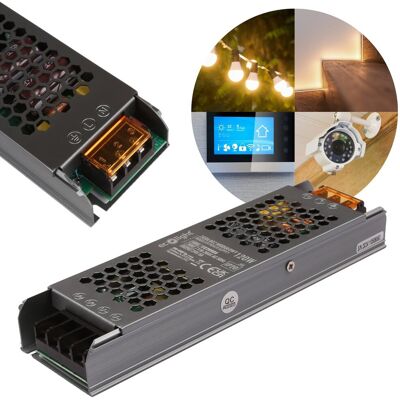 Ecolight Zasilacz Modułowy Led 120w 24v 5a Slim Ip20 180x50x24mm Ecolight Zasilacz Modułowy Led 120w 24v 5a Slim Ip20 180x50x24mm